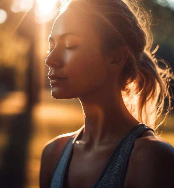 young-woman-exercising-sunset-nature-generated-by-ai